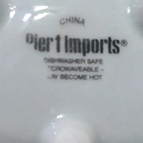 Pier 1 Imports Ceramic Oval Trinket Dish - Picture 4 of 7